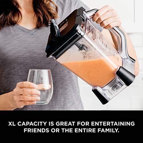 Ninja Professional Standmixer mit Basisstation, 1100 Watt, 2,1 l Mixbehälter und zwei 473-ml-Becher für Frozen Drinks und Smoothies (BL660). Grau.