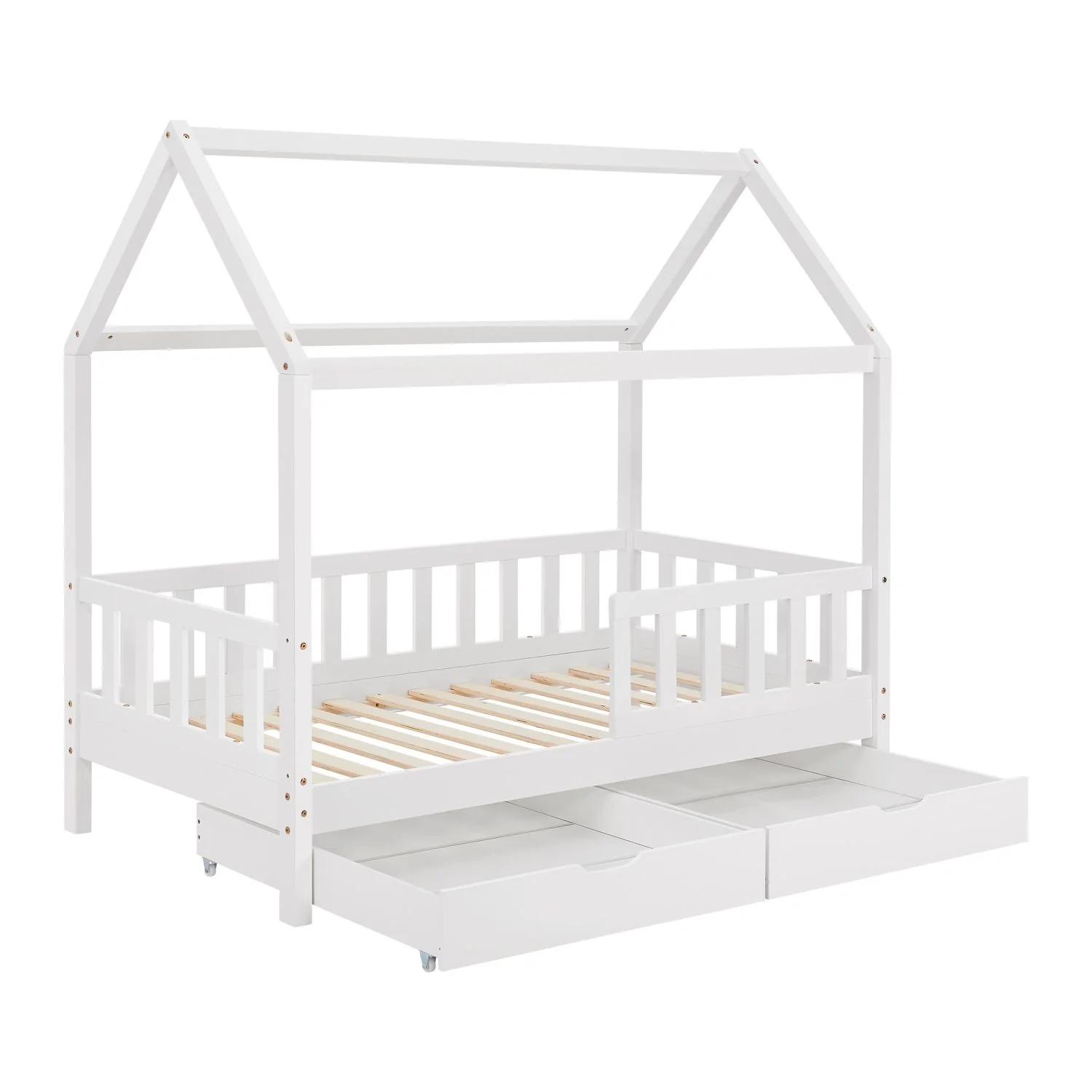 Lit enfant Marli 2025, 80 x 160 cm, avec tiroirs de rangement