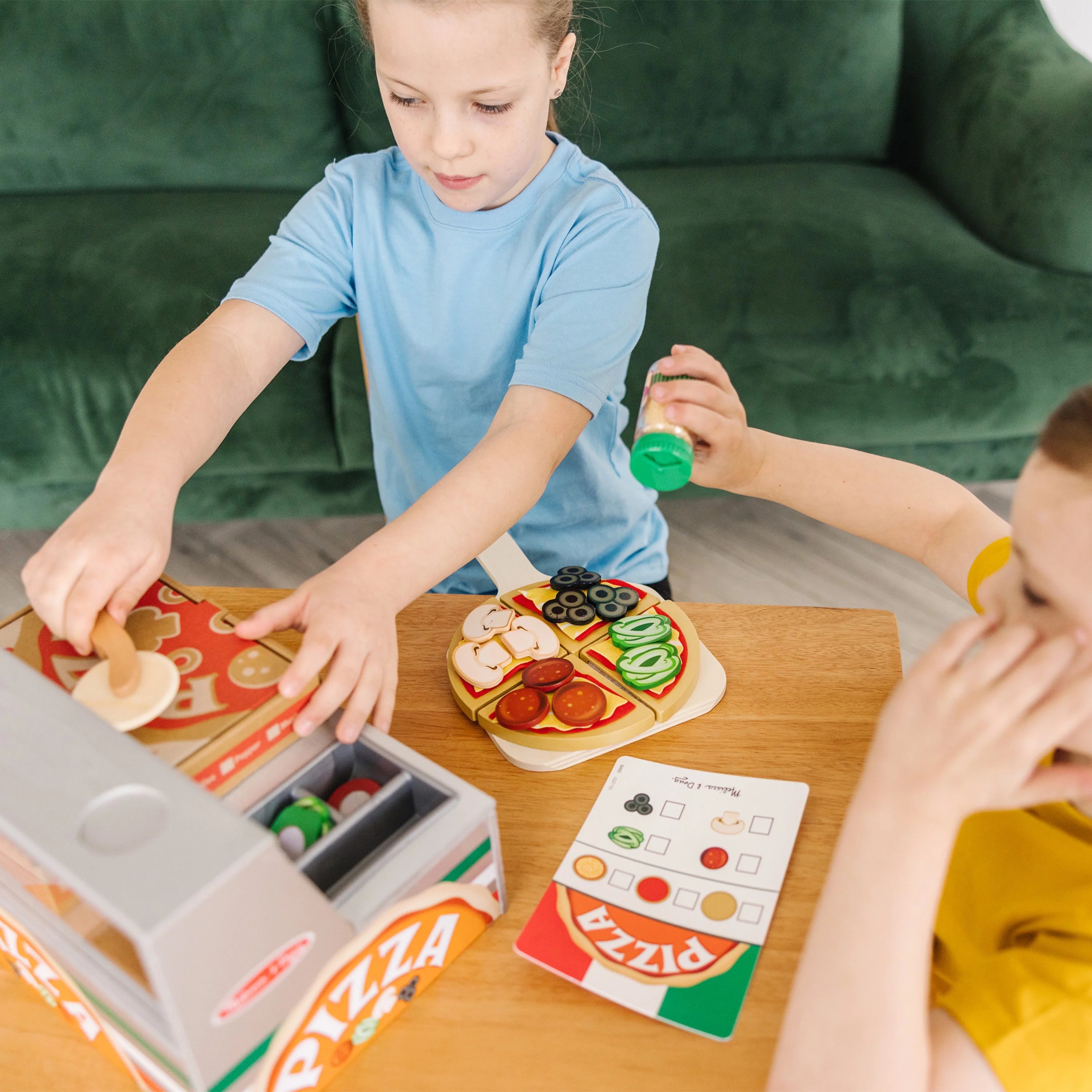 Melissa & Doug Pizza-Spielset aus Holz (41 Teile) – FSC-zertifiziert