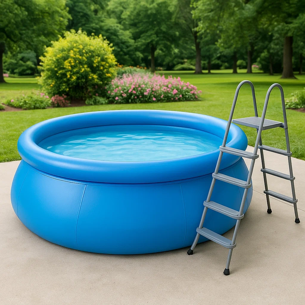 Piscine amovible 366 x 100 cm avec pompe de filtration, couleur bleue YvumuoOd45De