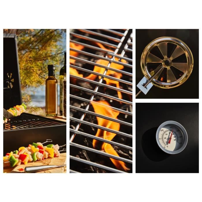 Mike Holzkohlegrill - Grillfläche 71 x 35 cm Grillbox