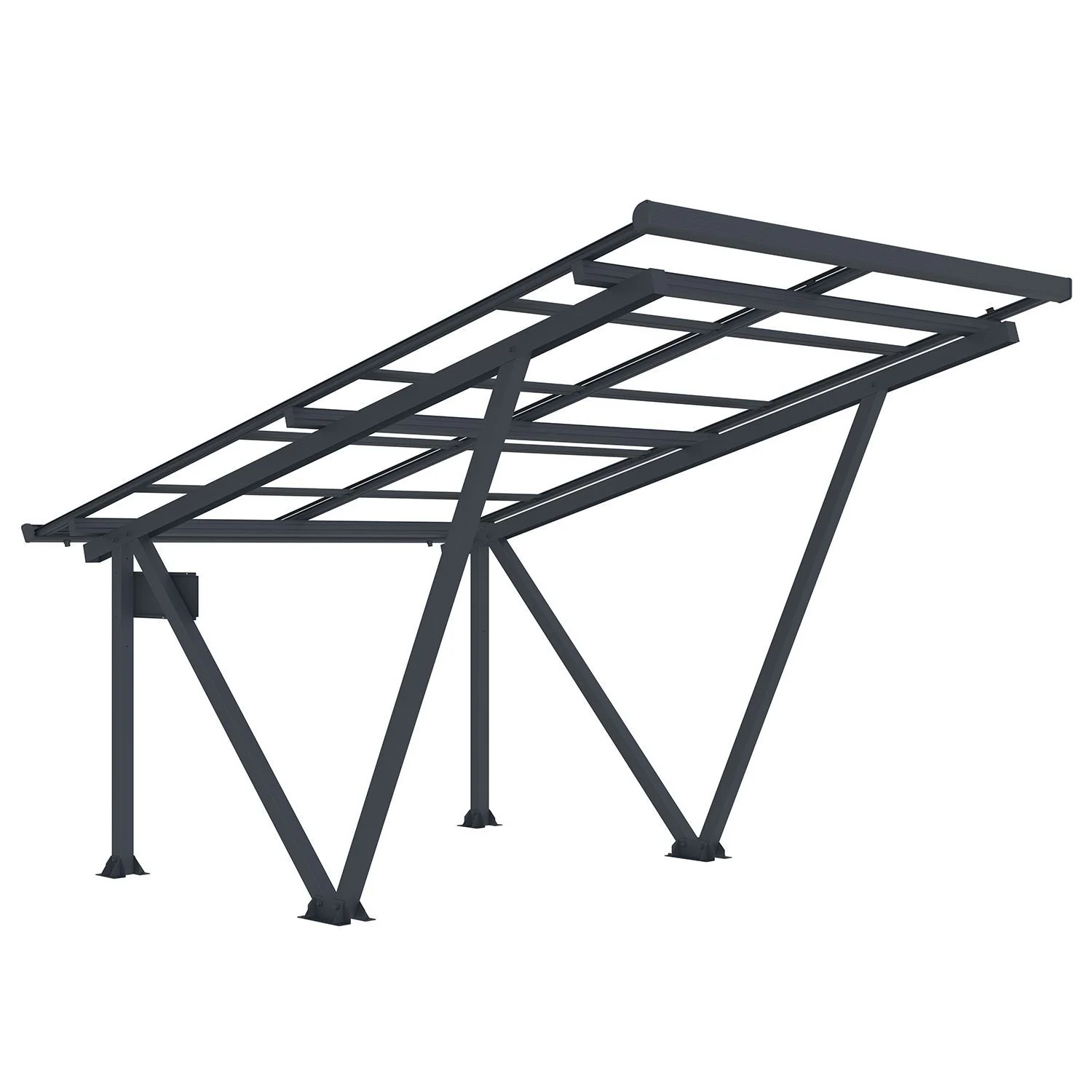 Structure de carport solaire SunLuxe 2025 - 4100 watts