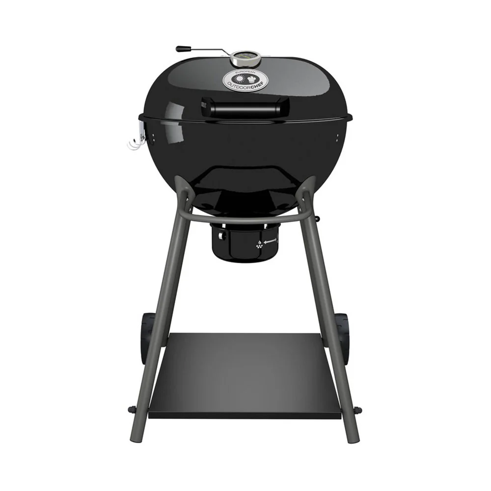 2025 Outdoorchef KENSINGTON 570 C Kulgrill – Slide-Trichter System til Direkte/Indirekte Varme – Sort