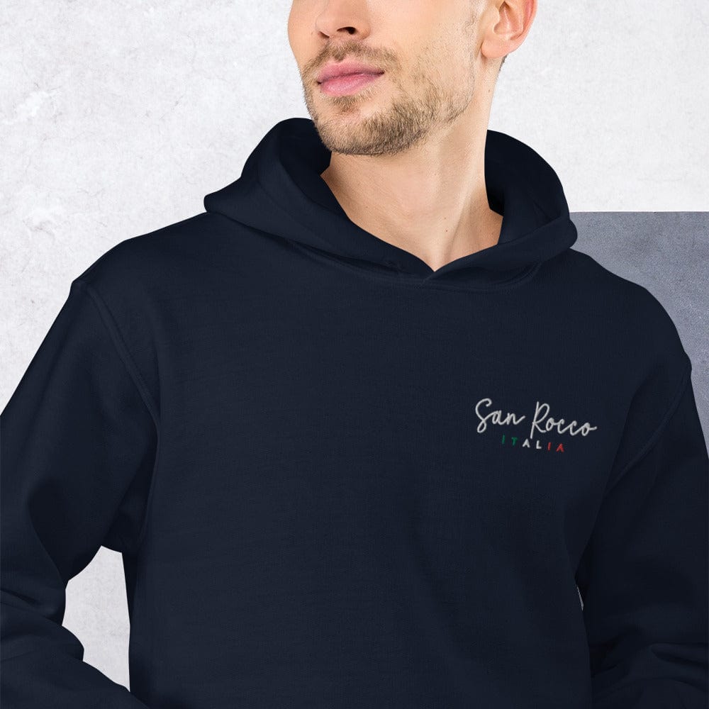 San Rocco Italia Embroidered Logo Unisex Hoodie