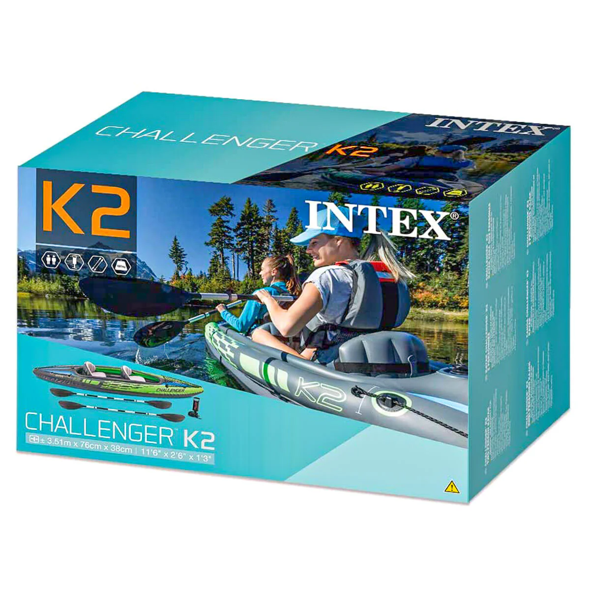2025 Intex Challenger K2 oppustelig kajak