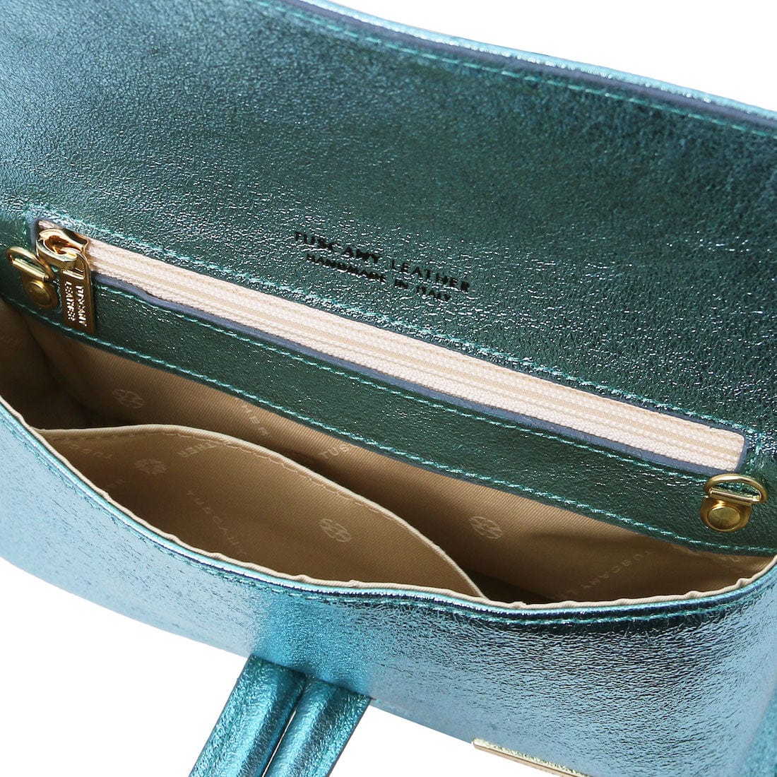 TL Bag - Metallic leather clutch | TL141993
