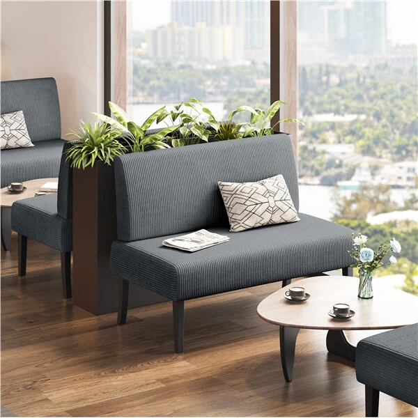 Yaheetech Kleines und bequemes Sofa – 2-Sitzer Mini-Sofa