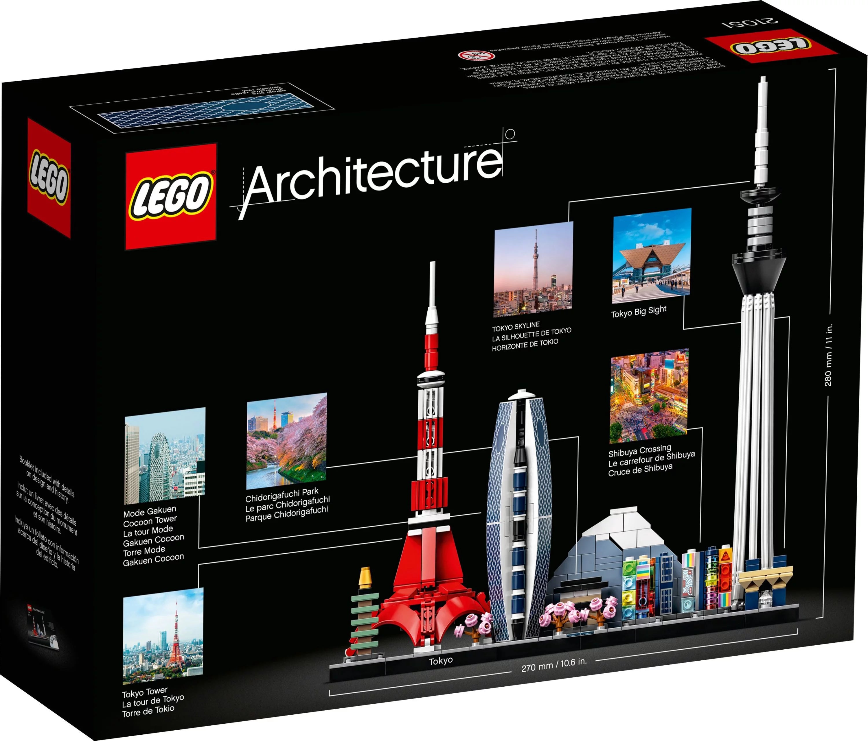 LEGO Architecture Skylines Tokyo 21051 Bauset für Erwachsene (547 Teile)