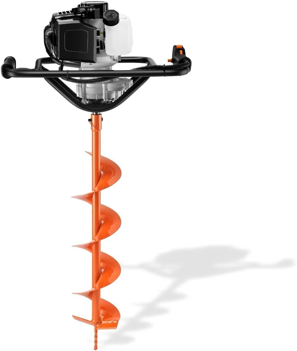 FUXTEC FX-EB152-3HP 52CC Benzin-Bohrmaschine mit 3 Bohrern 100/150/200 mm