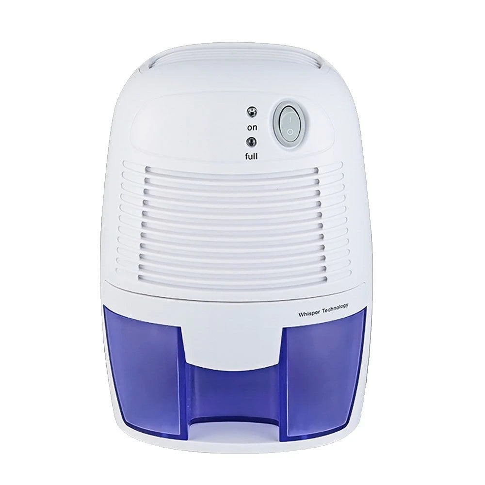 Meterk Mini Lydløs Affugter til 9,5 m² med 250 ml/dag affugtningskapacitet og 500 ml vandtank – Peltier Plug-in Elektrisk Affugter til RV'er, Campingvogne, Krybdyr, Skabe, Campingvogne, Planter, Badeværelser