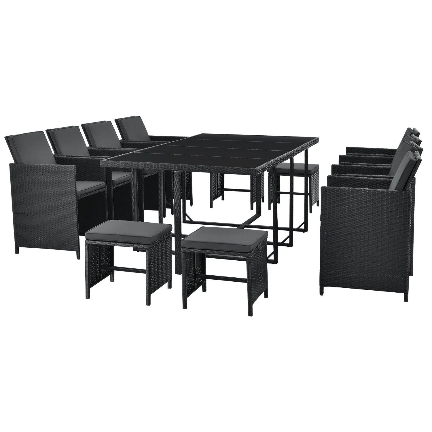 Ensemble de salon Baracoa L en polyrotin 2025