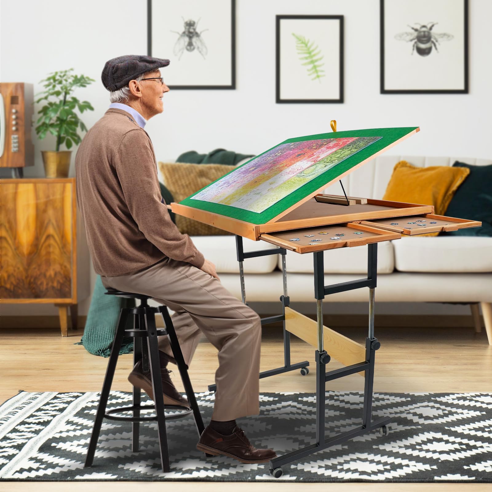 ALL4JIG justerbare, bærbare skuffer med 3 vippevinkler