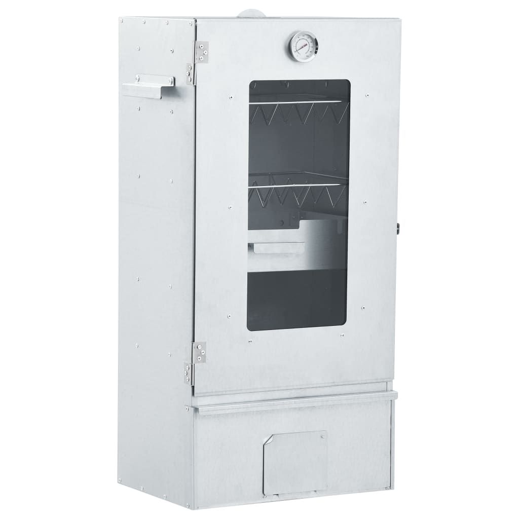 Four fumoir pour barbecue Vidaxl avec générateur de fumée froide en acier galvanisé