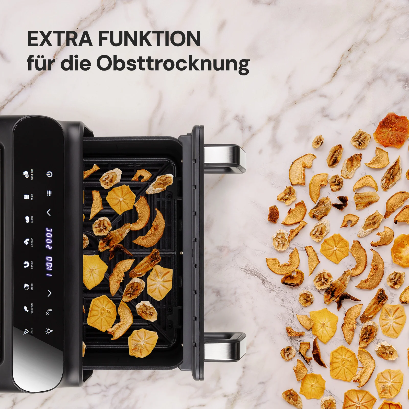 2025 Rosmarino Infinity MasterPro 5-in-1 Heißluftfritteuse – 10 l