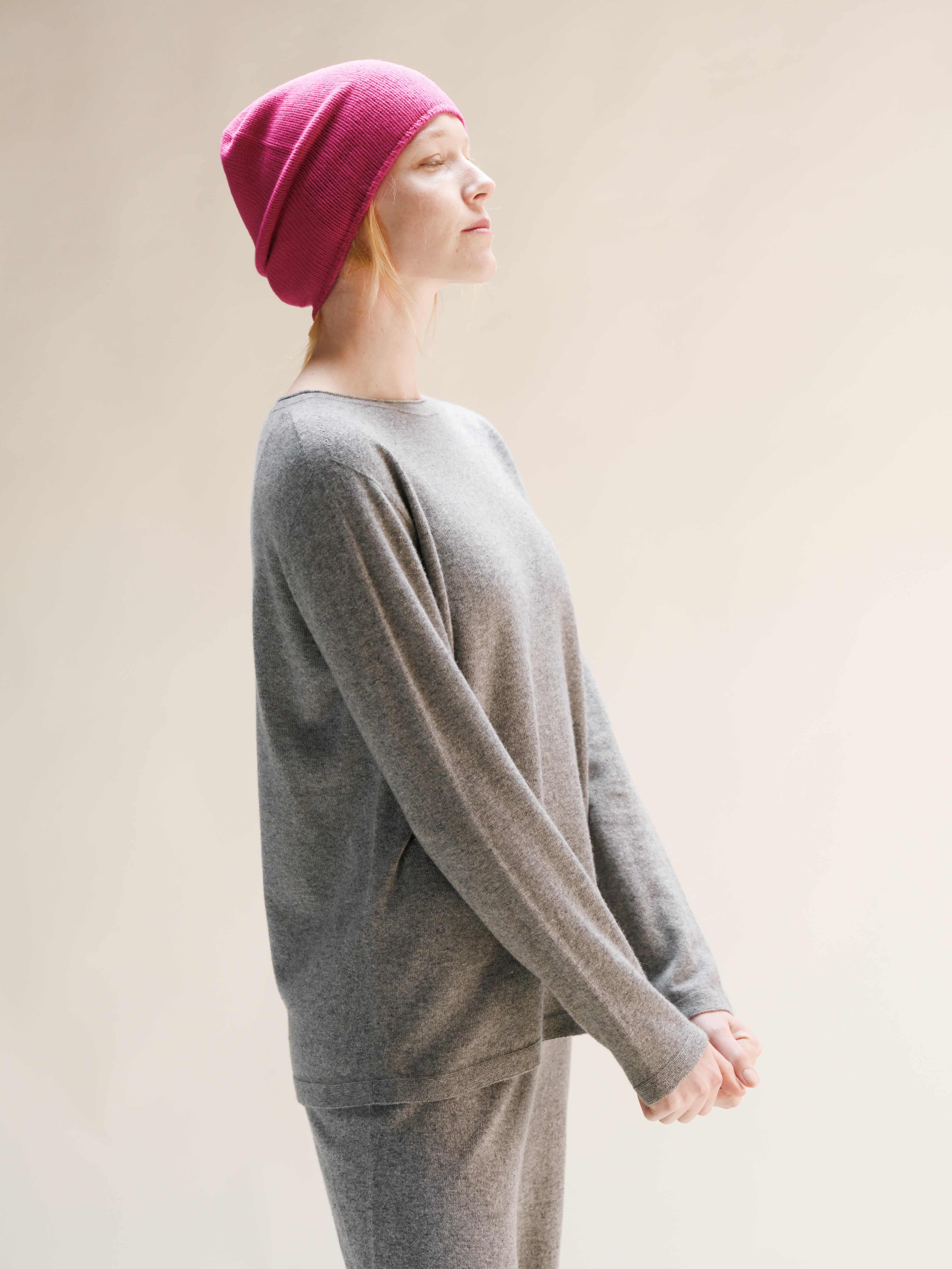 Wool & Cashmere Mix Beanie (3D-Knit)