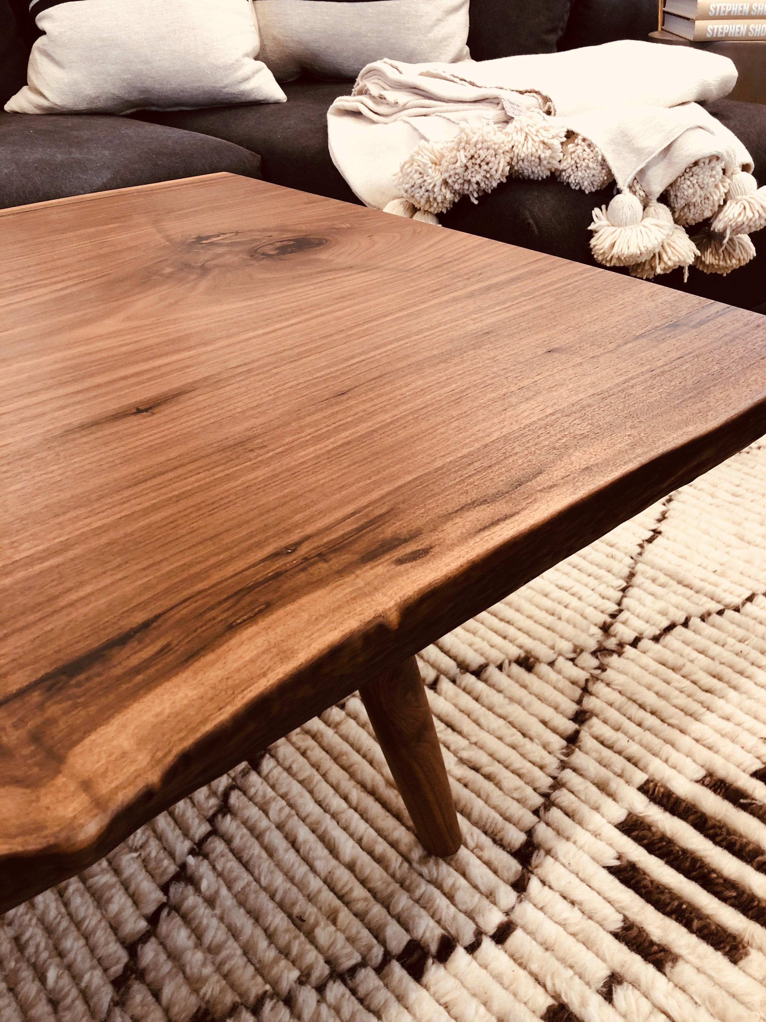 Mesa de centro Mars Live Edge - Nogal