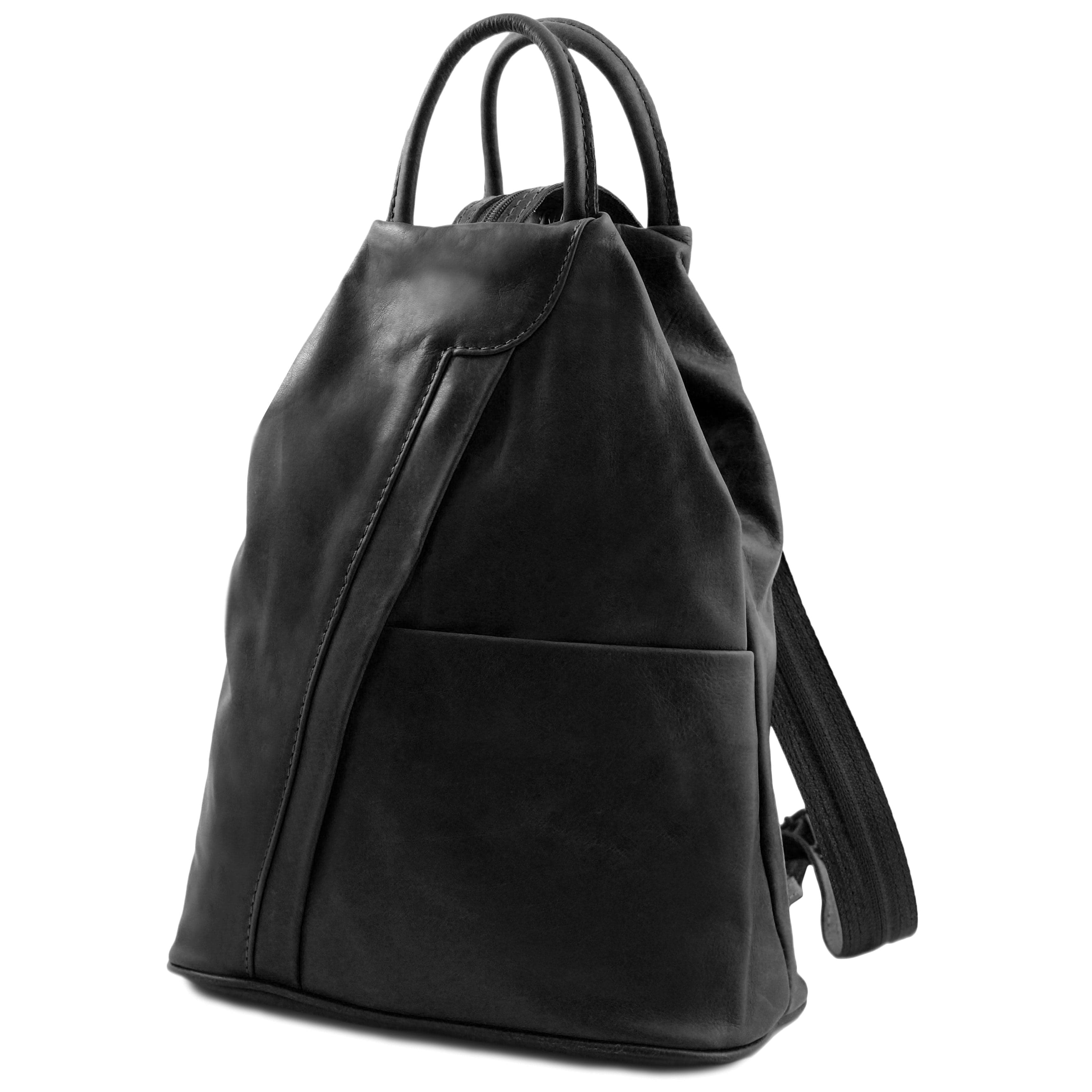 Shanghai - Italian leather backpack - full-grain leather | TL140963