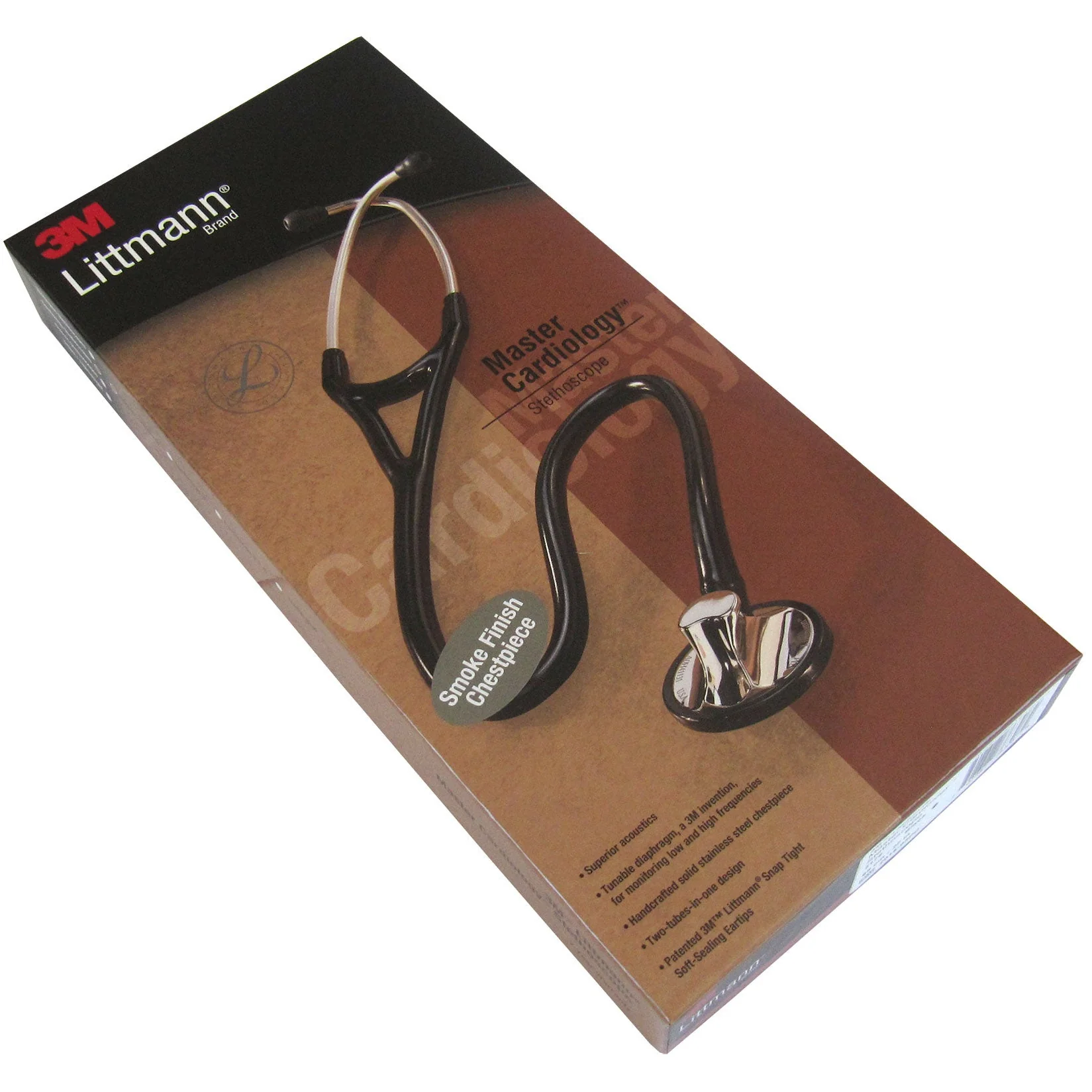 Littmann Master Cardiology Stethoskop 2025: Schwarz und Rauch 2176