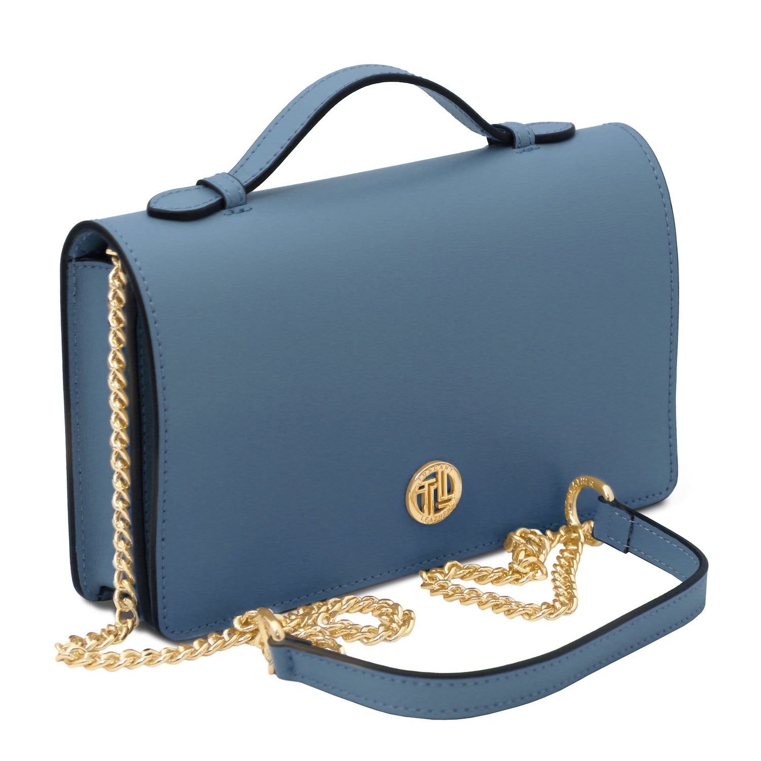 Opera - Leather clutch with chain strap | TL142505