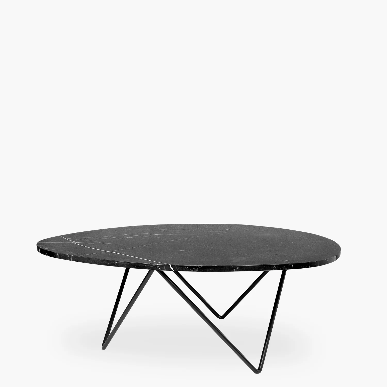 Table basse Louis en marbre noir