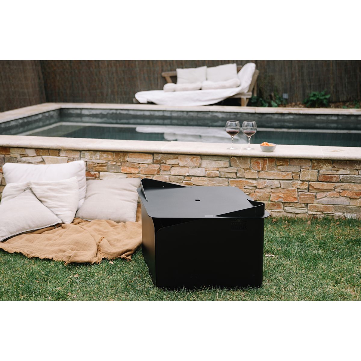 Krak Black Brazier 3 In 1 – Levant + Grille + Plateau Noir