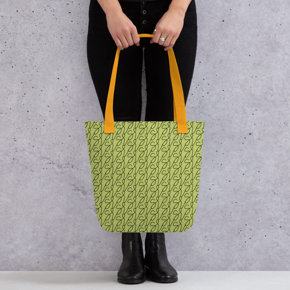 Olive Green Logo Tote Bag