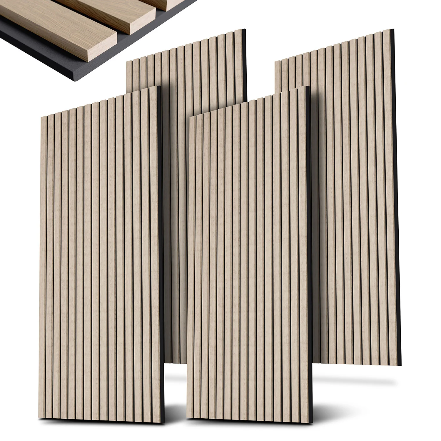 2025 panneaux muraux acoustiques par lot de 4