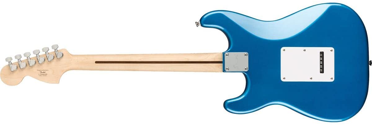 Pack Stratocaster Squier by Fender Affinity Series, HSS, touche en érable, bleu Lake Placid