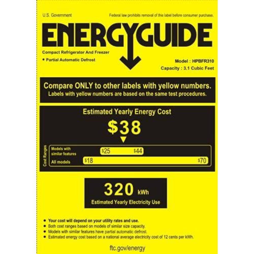 Mini-Kühlschrank mit Gefrierfach, 88 Liter Nutzinhalt, Kompaktkühlschrank mit LED-Beleuchtung, 2 Türen, Mini-Kühlschrank für Schlafzimmer, Büro, Studentenwohnheim, Wohnmobil, Garage, Edelstahl silber - Modell HPVFR310