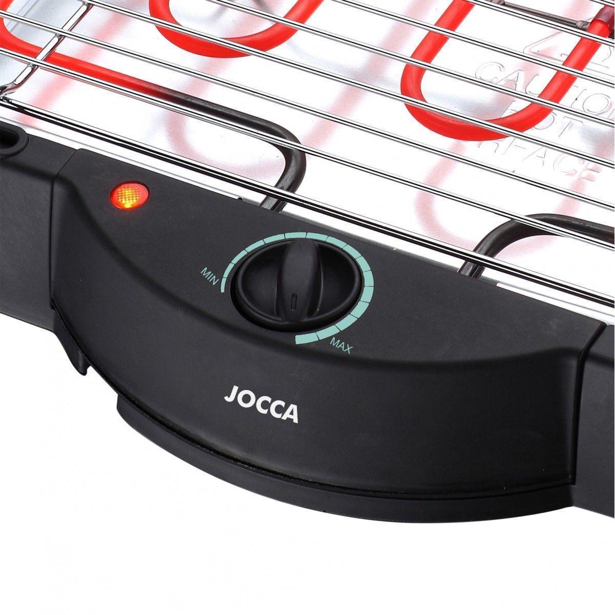 Jocca 2000W Elektrogrill mit herausnehmbarer Grillschale