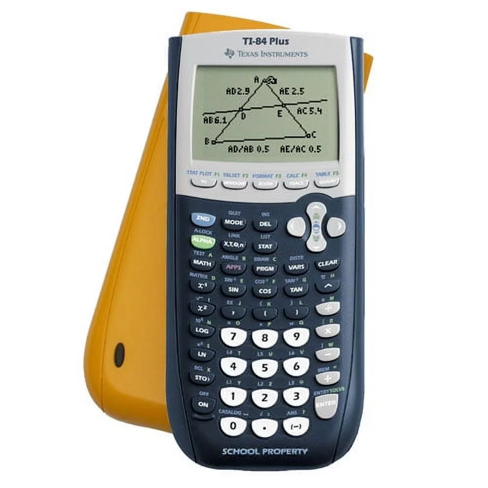2025 Texas Instruments TI 84 Plus - EZ SPOT skolegrafregner - enkelt enhed