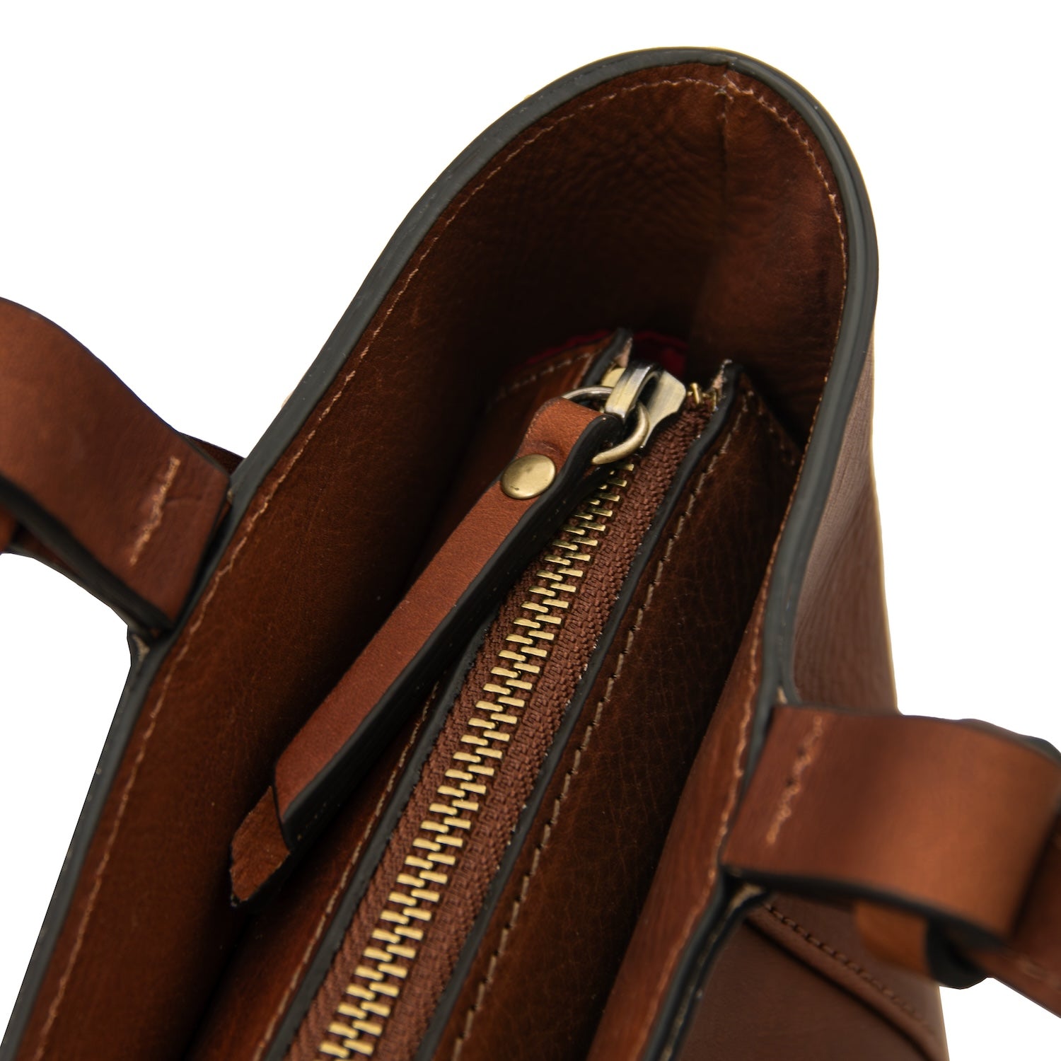 Libra - Long handle leather tote bag | TL142562