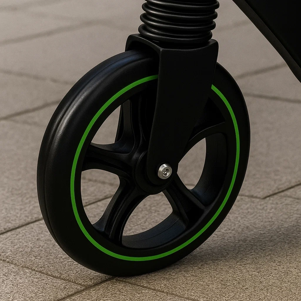 Trottinettes pour enfants, noires et vertes, 6-10 ans - eUEyUzna53zs