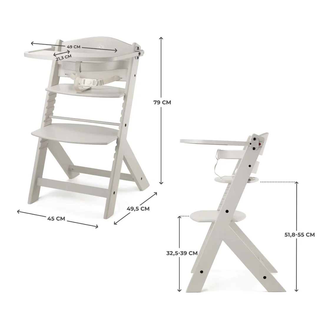 2025 Enock 2-i-1 Konvertibel Højstol