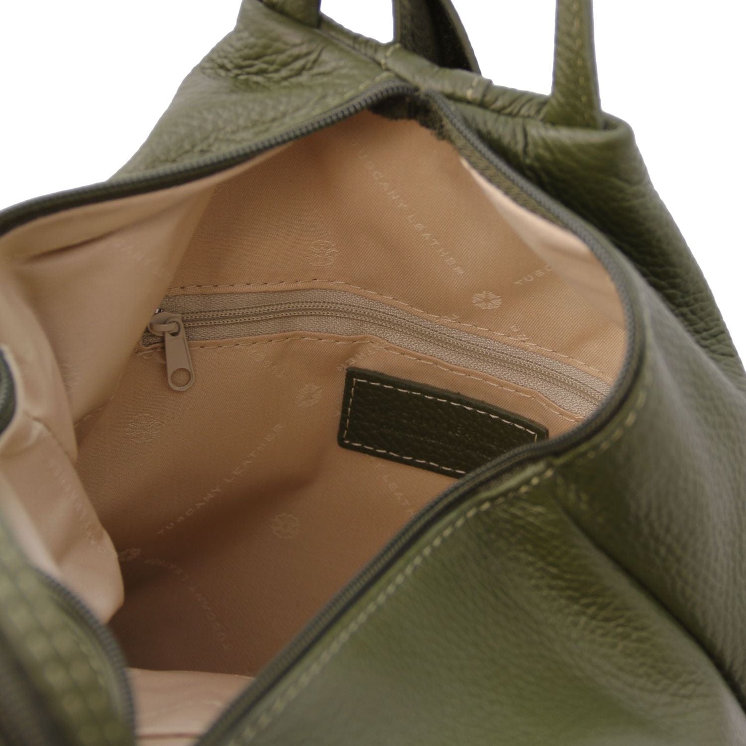 Shanghai - Italian leather backpack - pebbled leather | TL141881