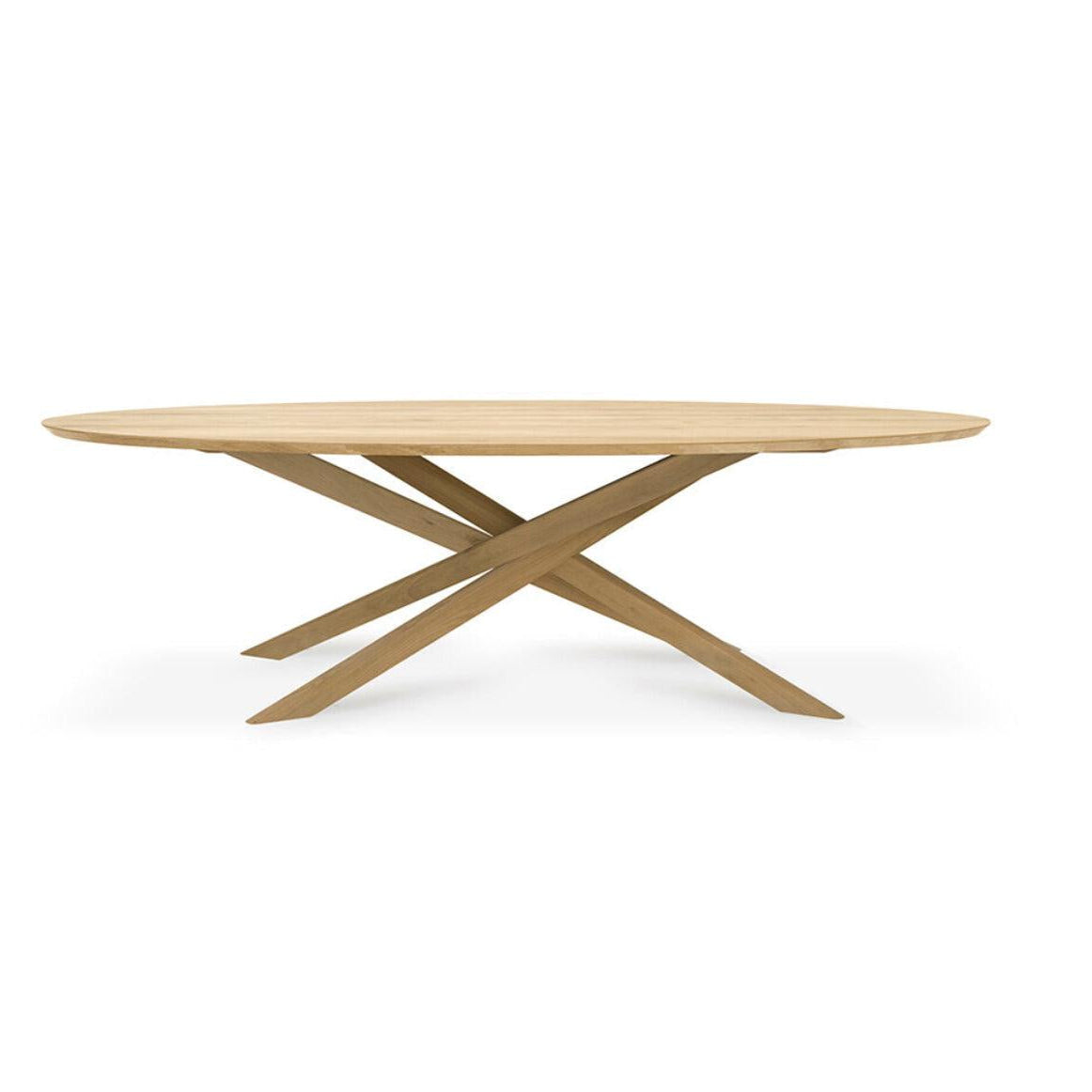 Mesa de comedor Mikado ovalada - Roble