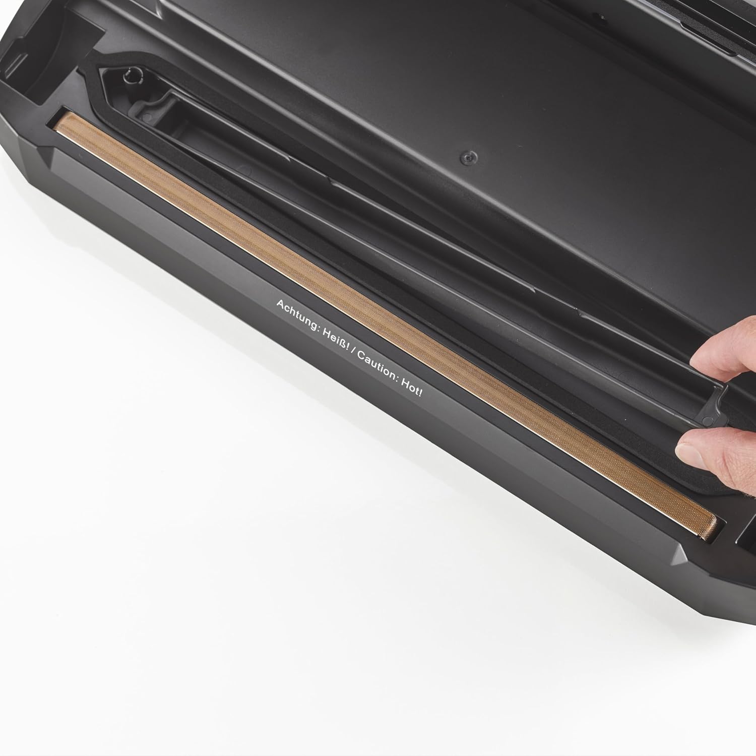 CASO VRH 790 Advanced Pro – Hochwertiger Vakuumierer für den privaten und professionellen Einsatz – Bis zu 200 Vakuumierzyklen in Folge möglich – Automatisches Vakuumieren von Flüssigkeiten – Edelstahl