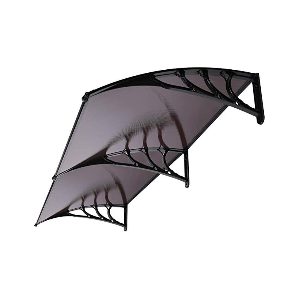 Brun vindues- og dørmarkise 40/80/120 tommer