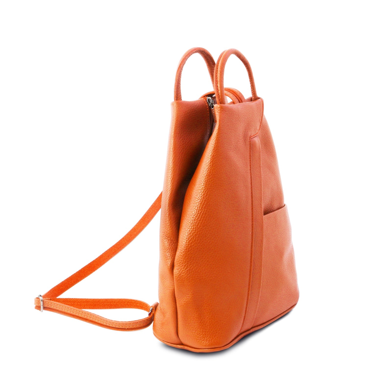 Shanghai - Italian leather backpack - pebbled leather | TL141881