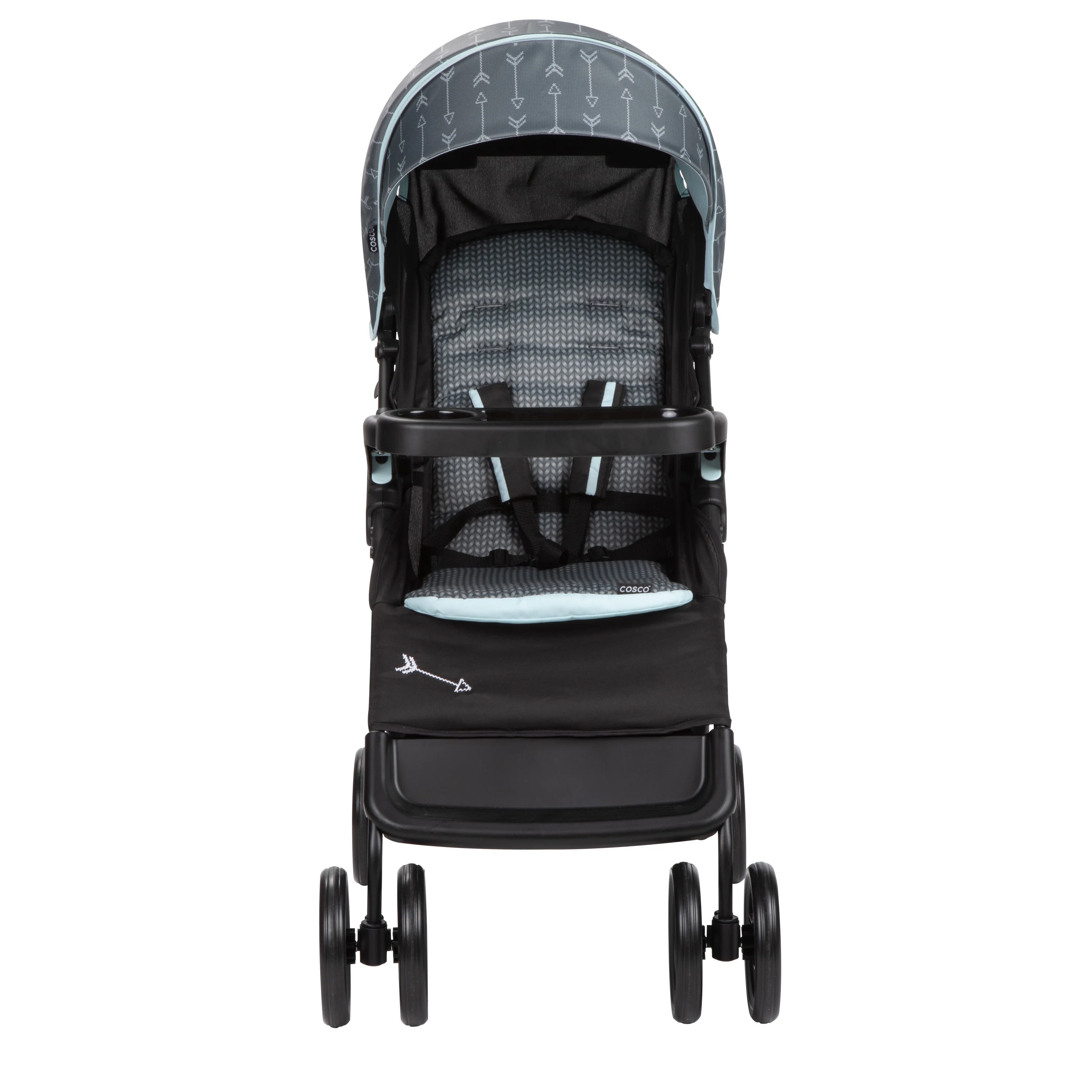 2025 Cosco Kids Lift & Stroll DX rejsesystem. Grå pile. Til småbørn. Unisex
