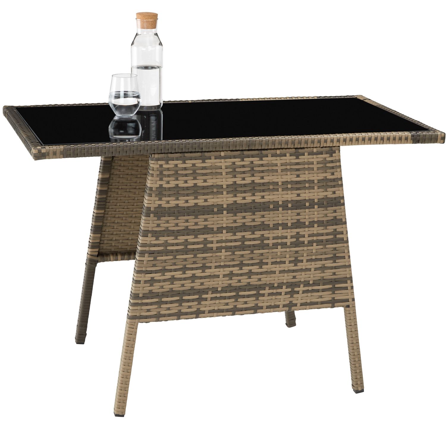 Lausanne Rattan Sæt - Naturlig