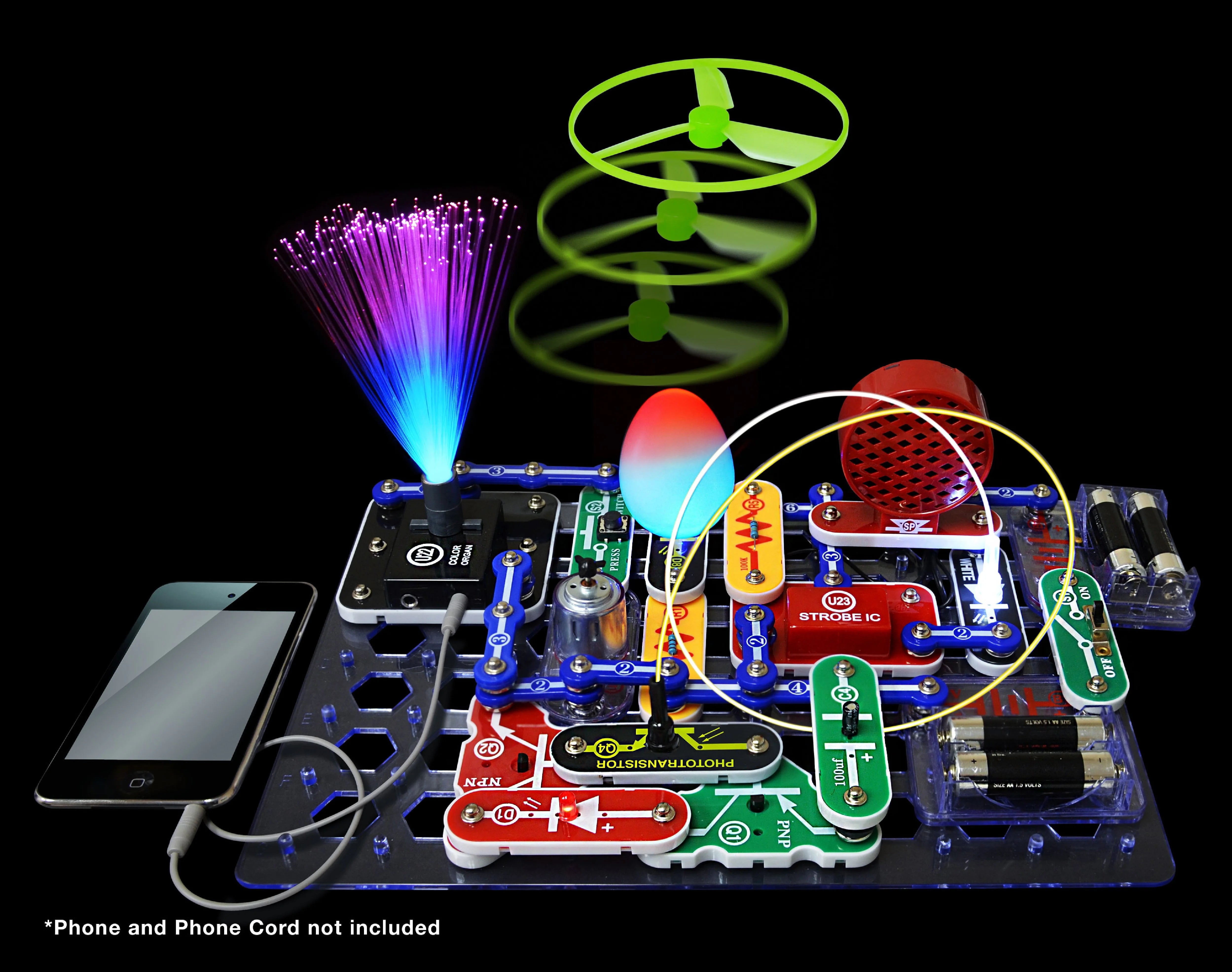 Snap Circuits® Light SCL175 | Elektronik-Entdeckerset | Über 175 Projekte | MINT-Lernspielzeug für Kinder ab 8 Jahren
