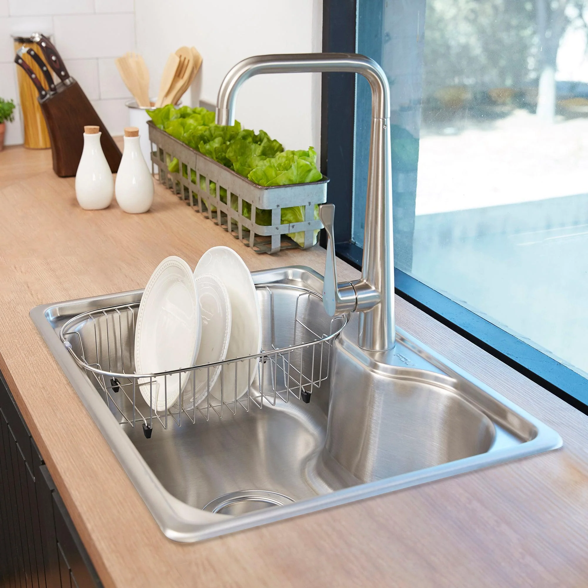 Lave-vaisselle de comptoir petit format Acqua en acier inoxydable FDV