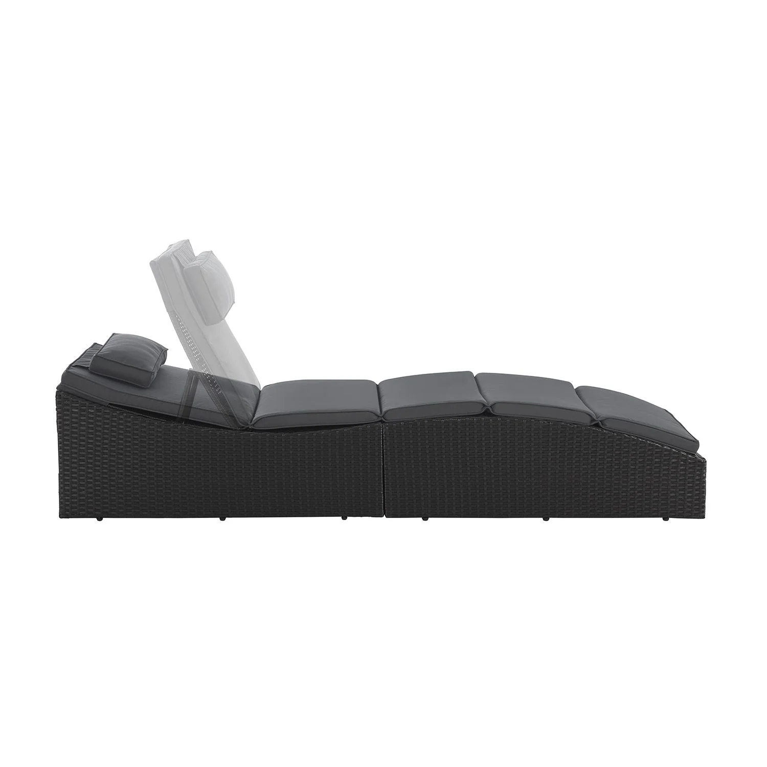 Chaise longue pliante Lamia en polyrotin 2025
