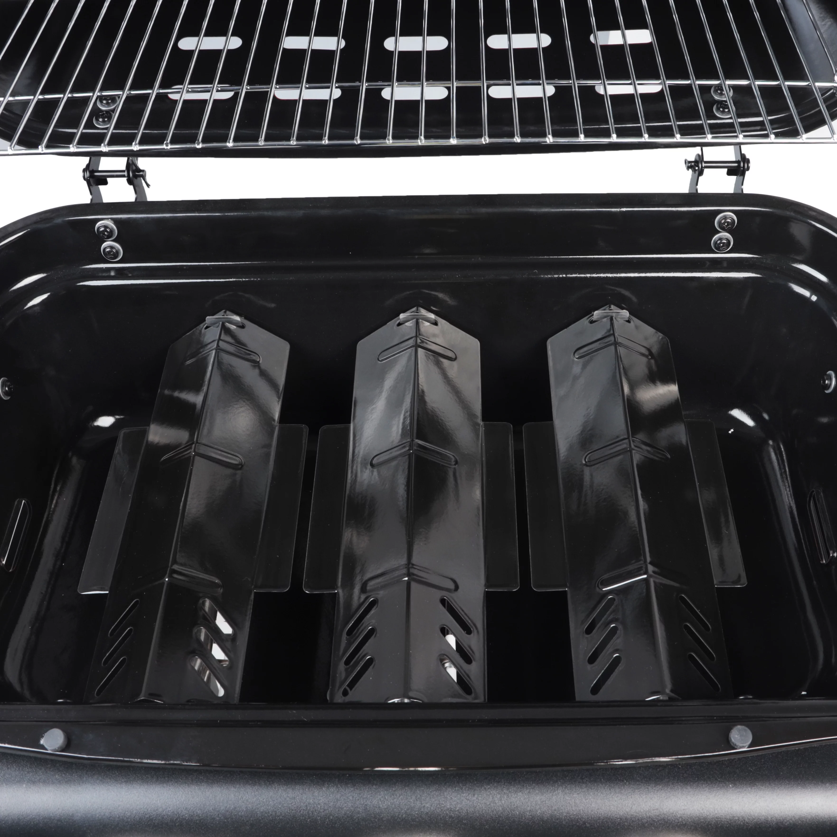 2025 RevoAce gasgrill med 3 brændere og sidebrænder. Safirblå. Model GBC1729WBS. Ny.