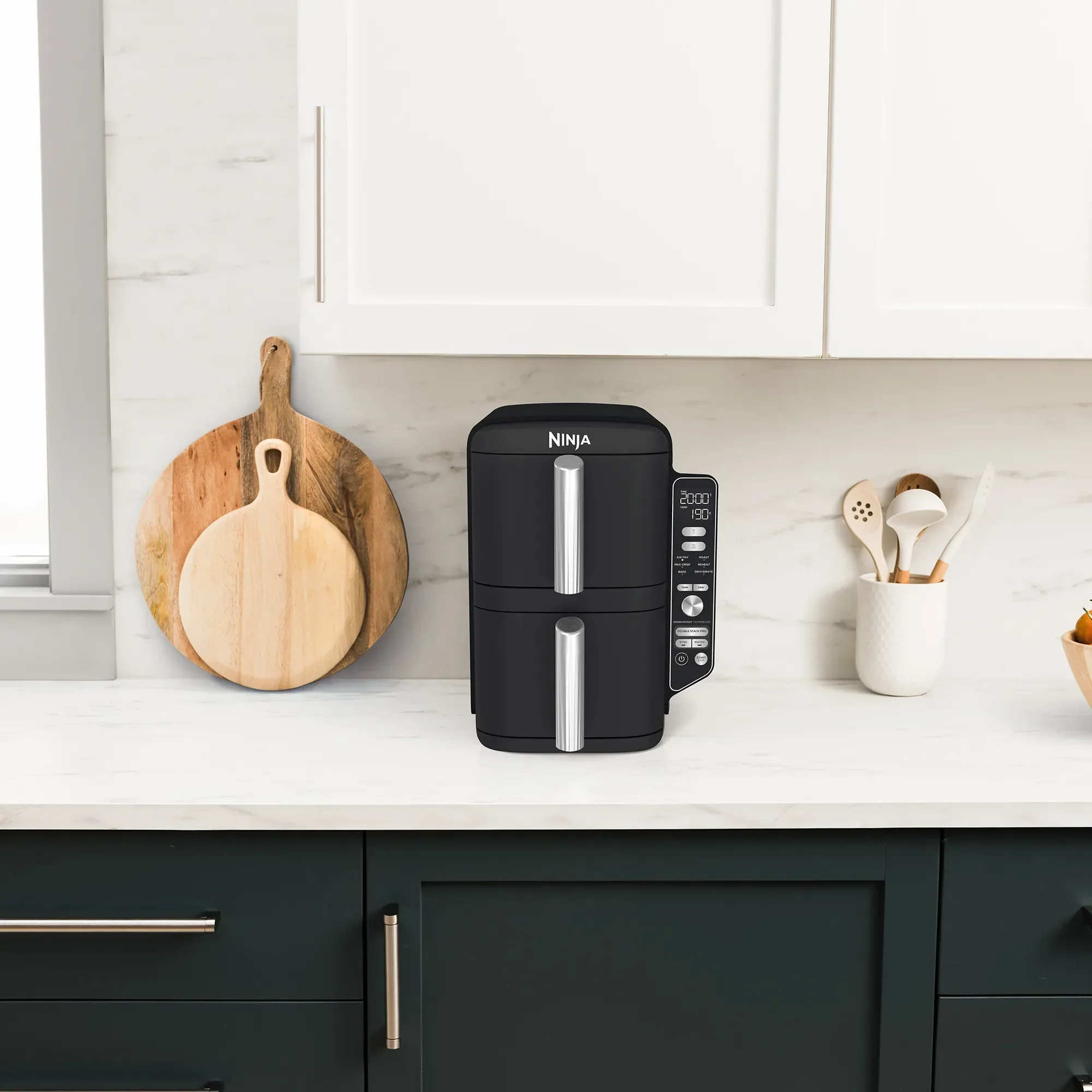 2025 Ninja DoubleStack™ XXXL 9,5L airfryer med 2 skuffer