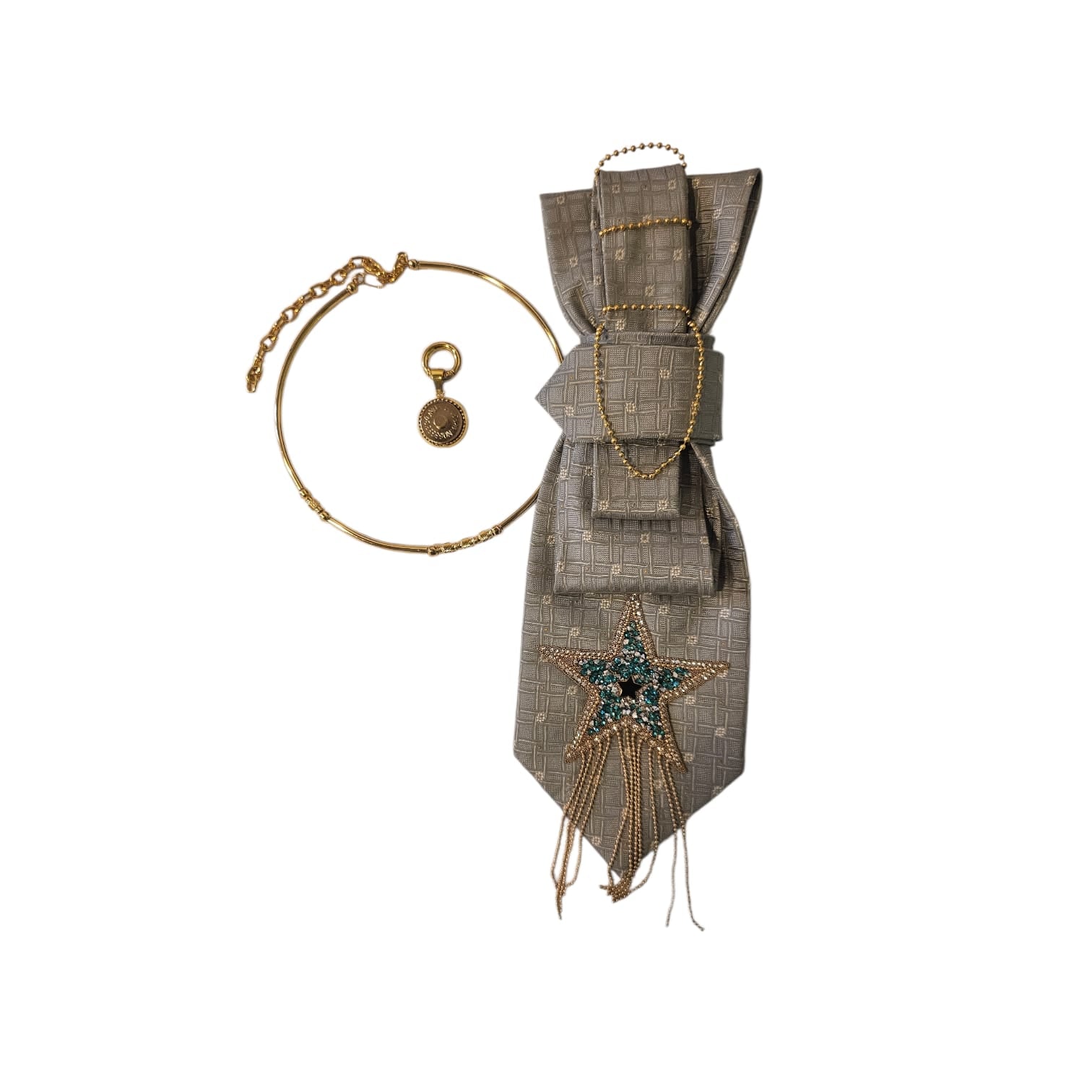 Shiny Star 4-in-1 Jeweled Tie