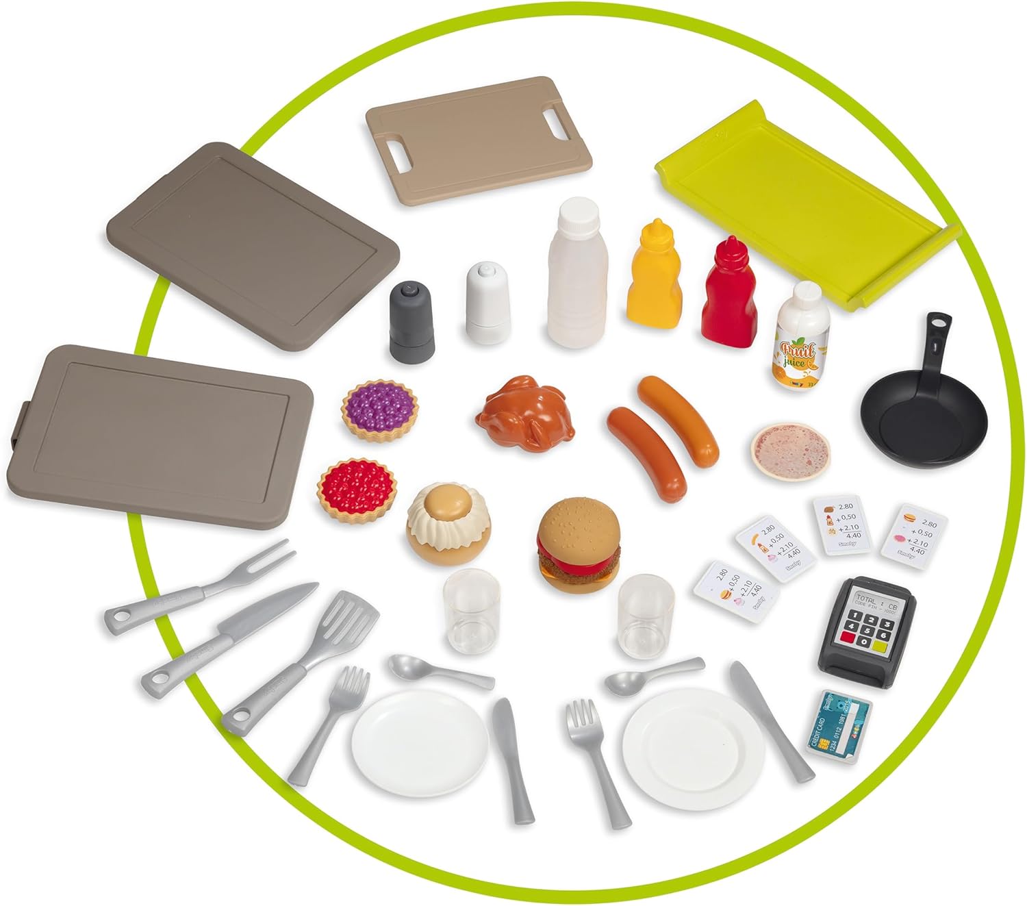 Smoby Life Gartenhaus – Kinder-Spielhaus zum Gärtnern – Inklusive Pflanzgefäß, Vogelfutterhaus, Werkzeug und Zubehör – UV-Schutz – Recyceltes Material – Ab 2 Jahren (7600810408)