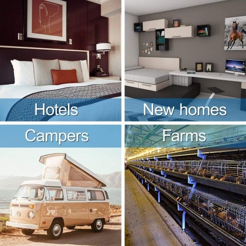 LEONEBEBE 110V ozongenerator, ozondesinfektionsmaskine, luftrenser med lang levetid og timer, DHL-forsendelse (2000 mg)