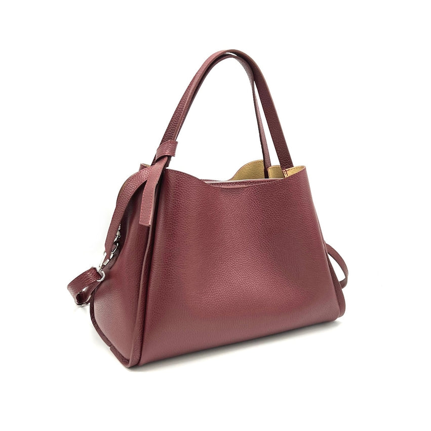 Pienza - Italian Leather Tote Handbag